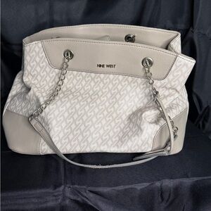 Nine West Gray and White Women's Bag